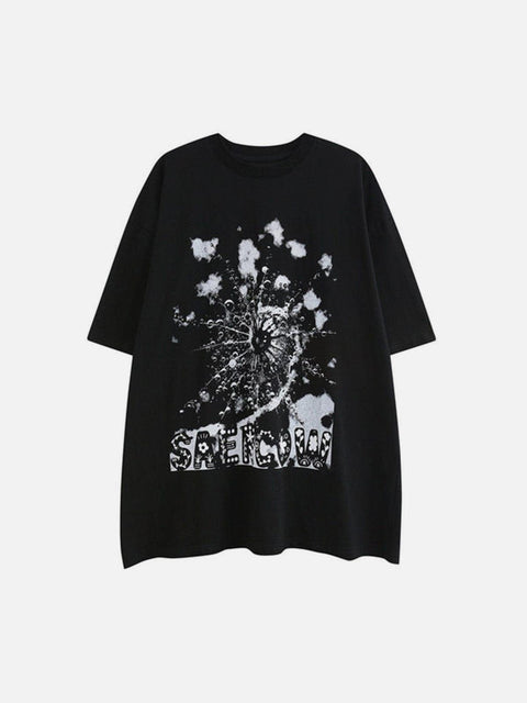 Flower Plant Letters Bombing Graphic Tee - Anagoc
