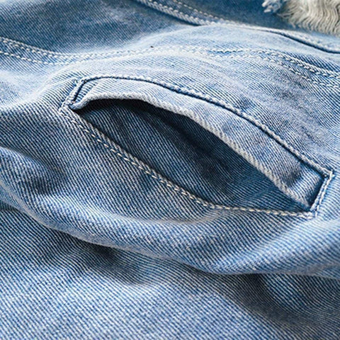"Dog Head" Denim Jacket - Anagoc