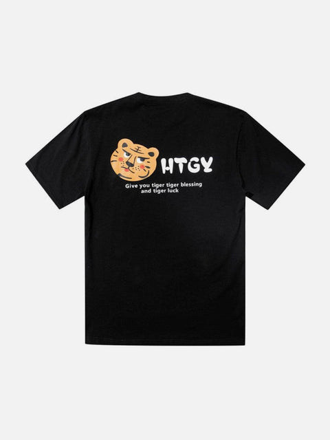 Tiger Letters Graphic Tee - Anagoc