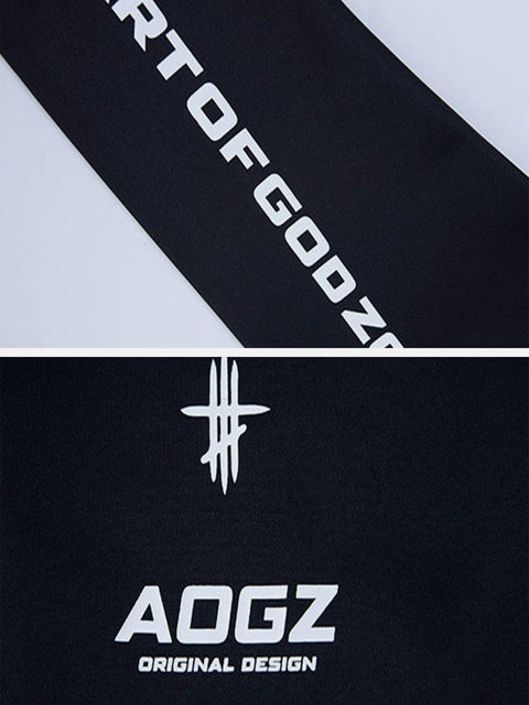 Function Side Zipper Turtleneck Hoodies - Anagoc