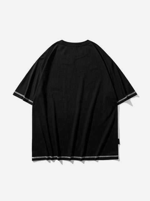 Heart Skeleton Graphic Tee - Anagoc