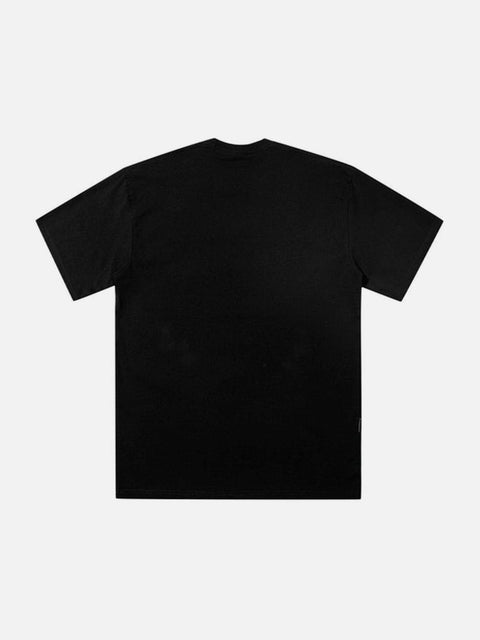 Irregular Letters Graphic Tee - Anagoc