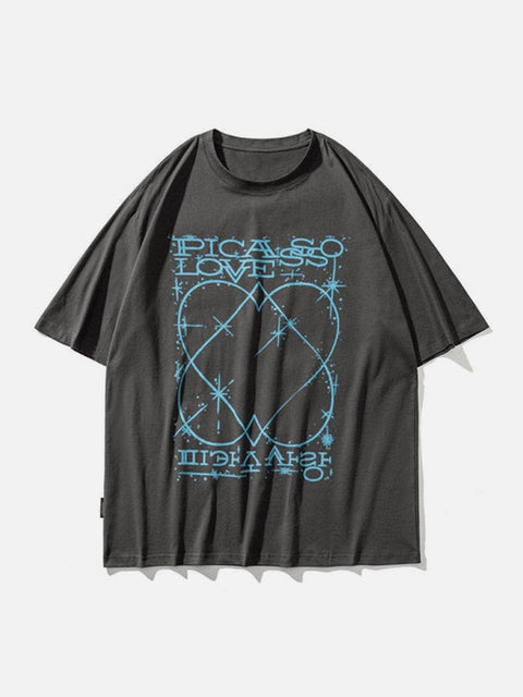 Cross Love Graphic Tee - Anagoc