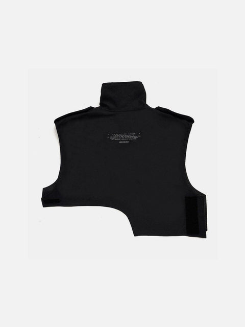 Function Irregular Cropped Vest - Anagoc