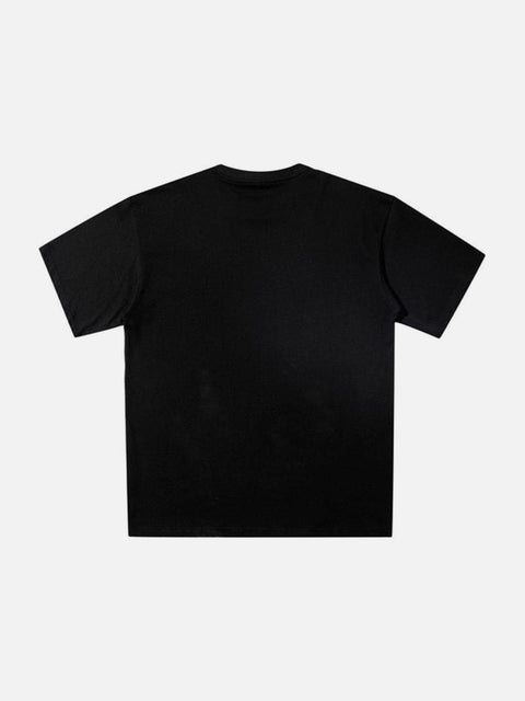 Novel Letters Graphic Tee - Anagoc