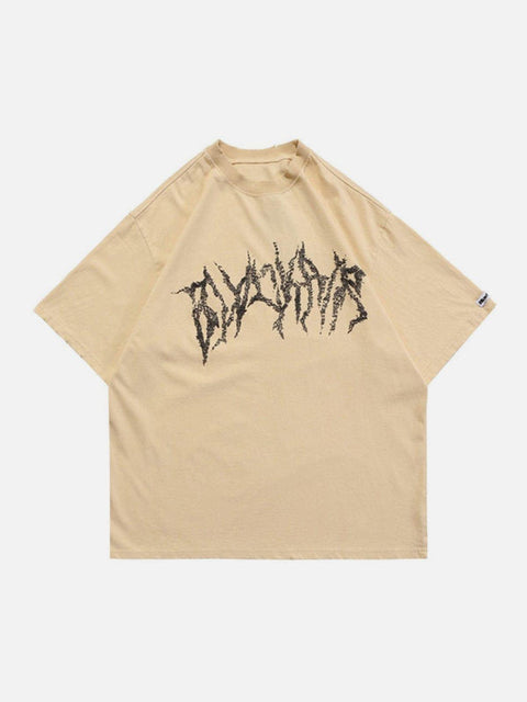 Dark Style Skull Graphic Tee - Anagoc