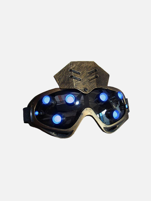 Cyberpunk Mechanical Sci-fi Steam Glow Mask - Anagoc