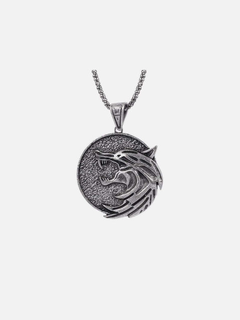 Witcher Wolf Head Necklace - Anagoc
