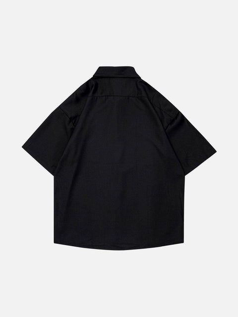 Dark Solid Color Shirt - Anagoc