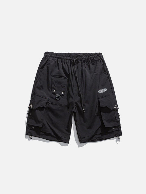 Punk Big Pockets Cargo Shorts - Anagoc