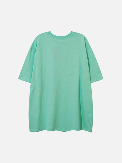 Burning Star Graphic Tee - Anagoc