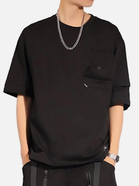 Interchangeable Sleeves Pocket Tee - Anagoc