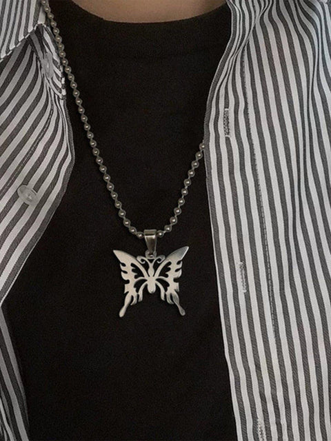 Punk Butterfly Necklace - Anagoc