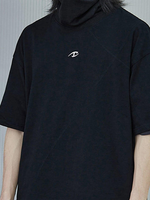 Dividing Line Reflective Logo Tee - Anagoc