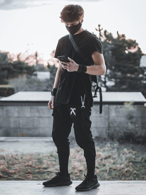 "X Dark" Zip-up Camo Pants - Anagoc