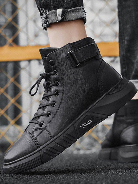Function Bandage PU Martin Boots - Anagoc