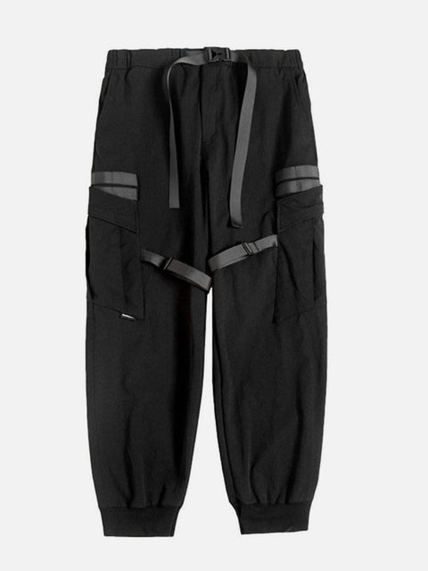 Dark Ribbons Cargo Pants - Anagoc