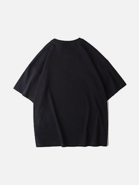 Barcode Cotton Graphic Tee - Anagoc