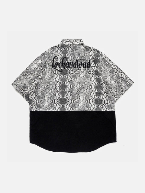 Splice Letters Shirt - Anagoc