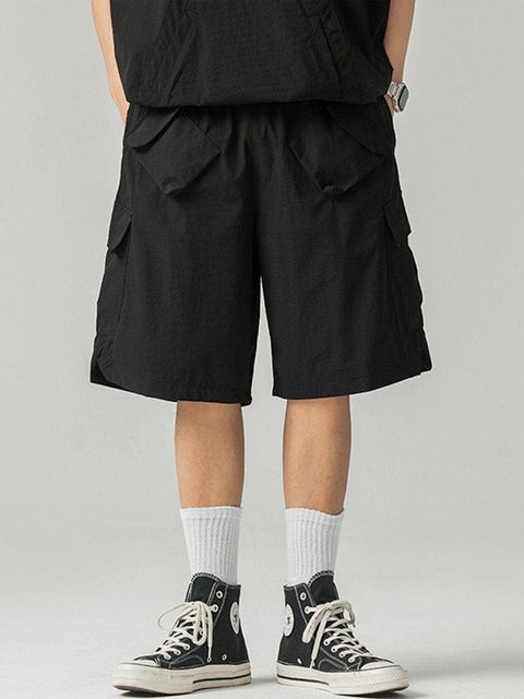 Irregular Pockets Water Proof Shorts - Anagoc