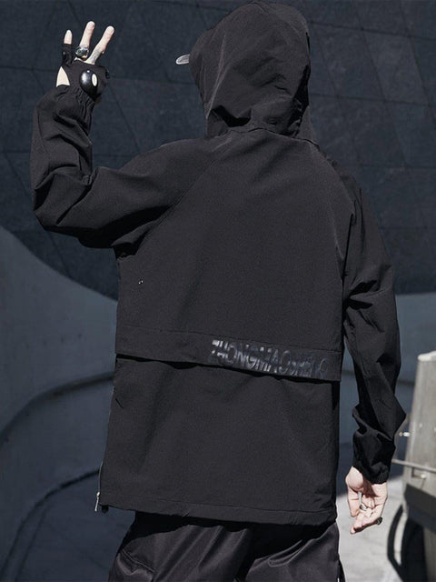 Ninja Dark Side Zipper Cargo Jacket - Anagoc