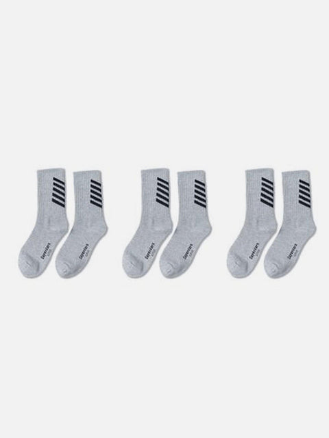 Striped Skateboard Socks 3PCS - Anagoc