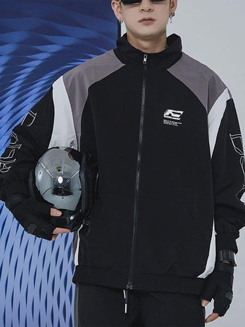 Stitching Color Jacket - Anagoc