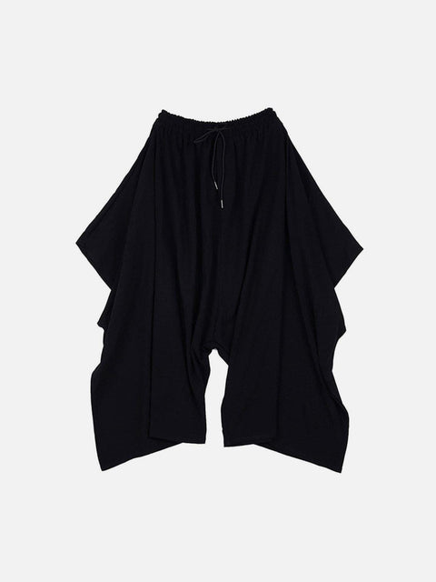 Dark Irregular Personality Oversized Culottes Pants - Anagoc
