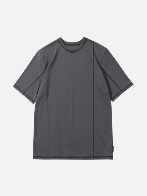 Cyberpunk Bright Line Cotton Tee - Anagoc