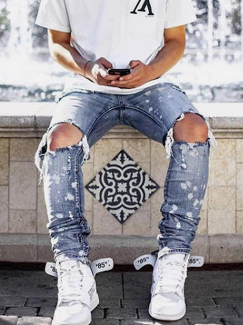 "Snowflake" Jeans - Anagoc
