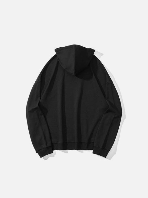 Thorny Head Oversized Washed Hoodie - Anagoc