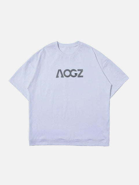 Spiral Letter Cotton Tee - Anagoc