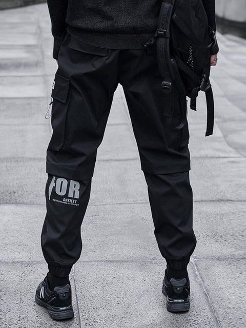 Function Elastic Pockets Cargo Pants - Anagoc