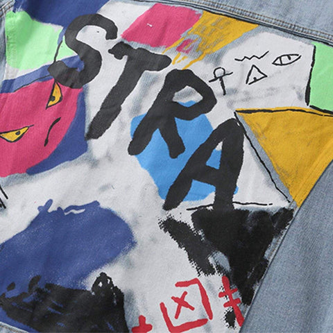 "STRA" Denim Jacket - Anagoc