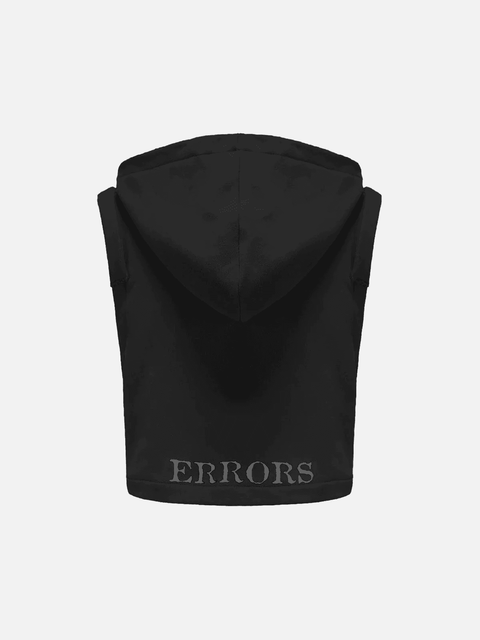 Cutout Hooded Vest - Anagoc