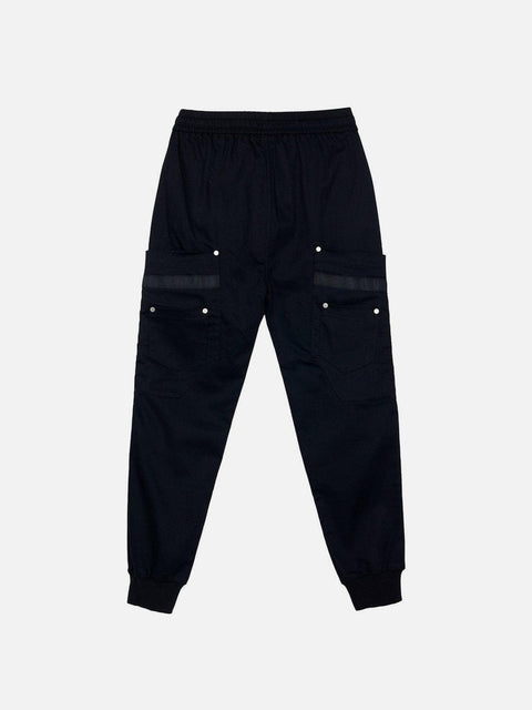 Patchwork Pockets Cargo Pants - Anagoc