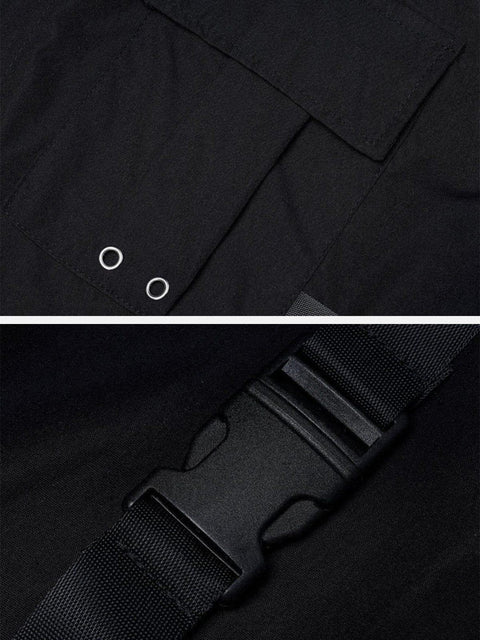 Darkwear Ribbon Short Sleeve Shirt - Anagoc
