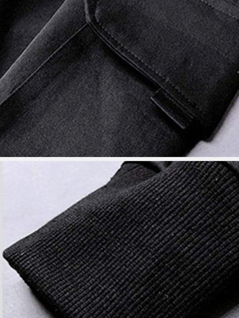 "Multi Pockets Ribbons" Pants - Anagoc