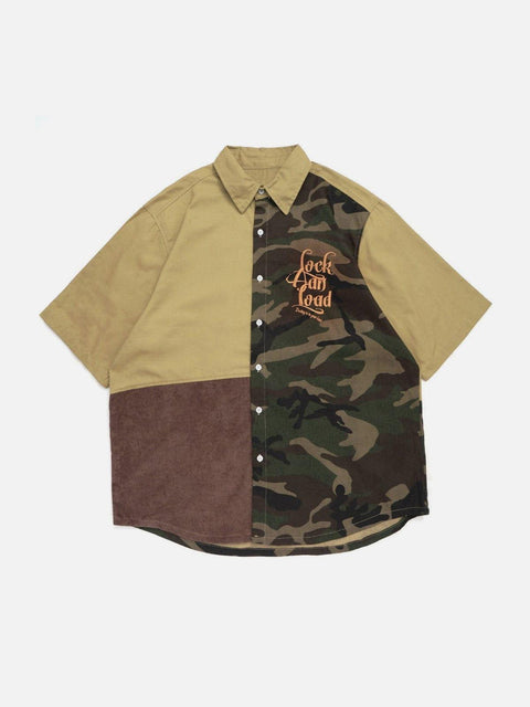 Splice Letters Shirt - Anagoc