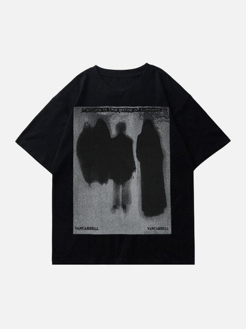 Dark Character Cotton Graphic Tee - Anagoc