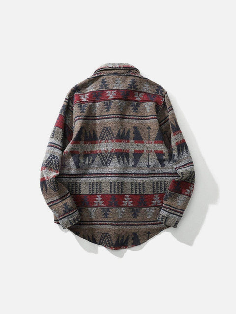 "Tree Shadow" Long Sleeve Shirt - Anagoc
