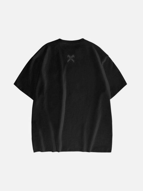 Tactical Function Reflective Logo Tee - Anagoc