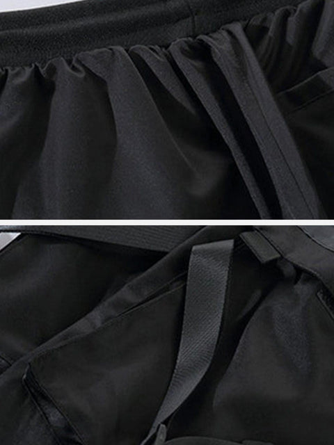 "Multi-pocket Beam Foot" Cargo Pants - Anagoc