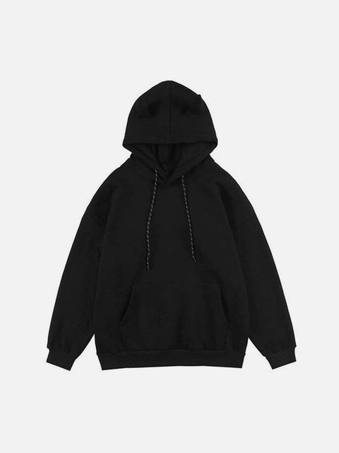 Devil Wings Decoration Hoodie - Anagoc