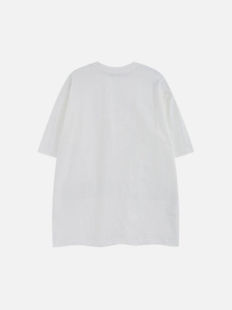 Fire Flame Cotton Graphic Tee - Anagoc