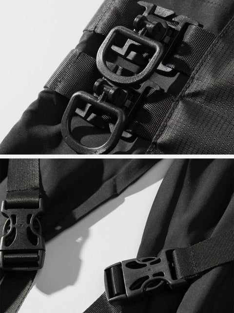 Function Techwear Ribbons Cargo Pants - Anagoc
