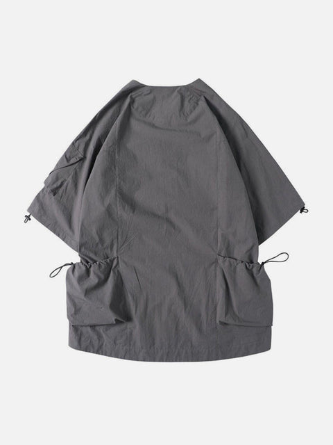 Combat Drawstring Cargo Tee - Anagoc
