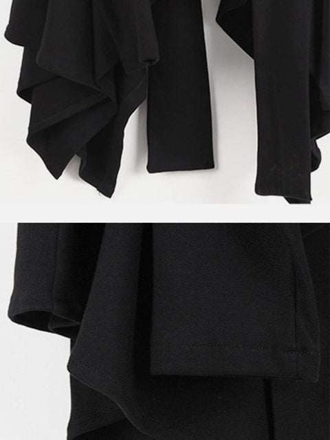 Dark Style Detachable Hat Cloak Hoodie - Anagoc