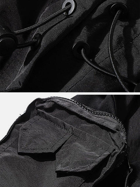 Fake Two Shawls Hoodie - Anagoc