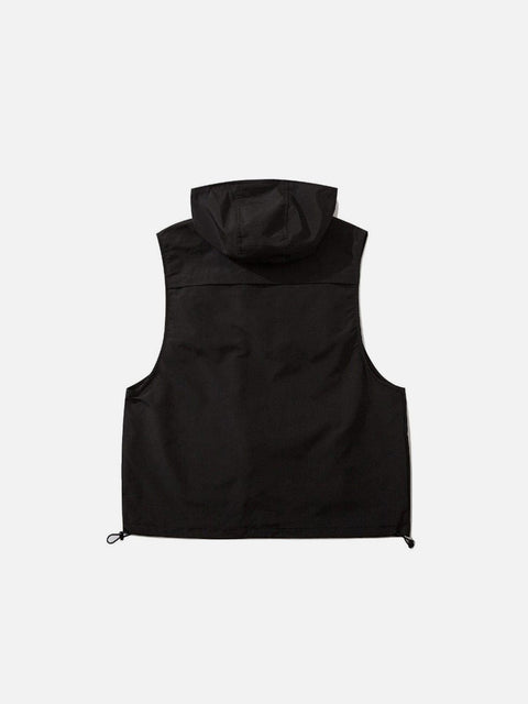 Half Zipper Hood Vest - Anagoc